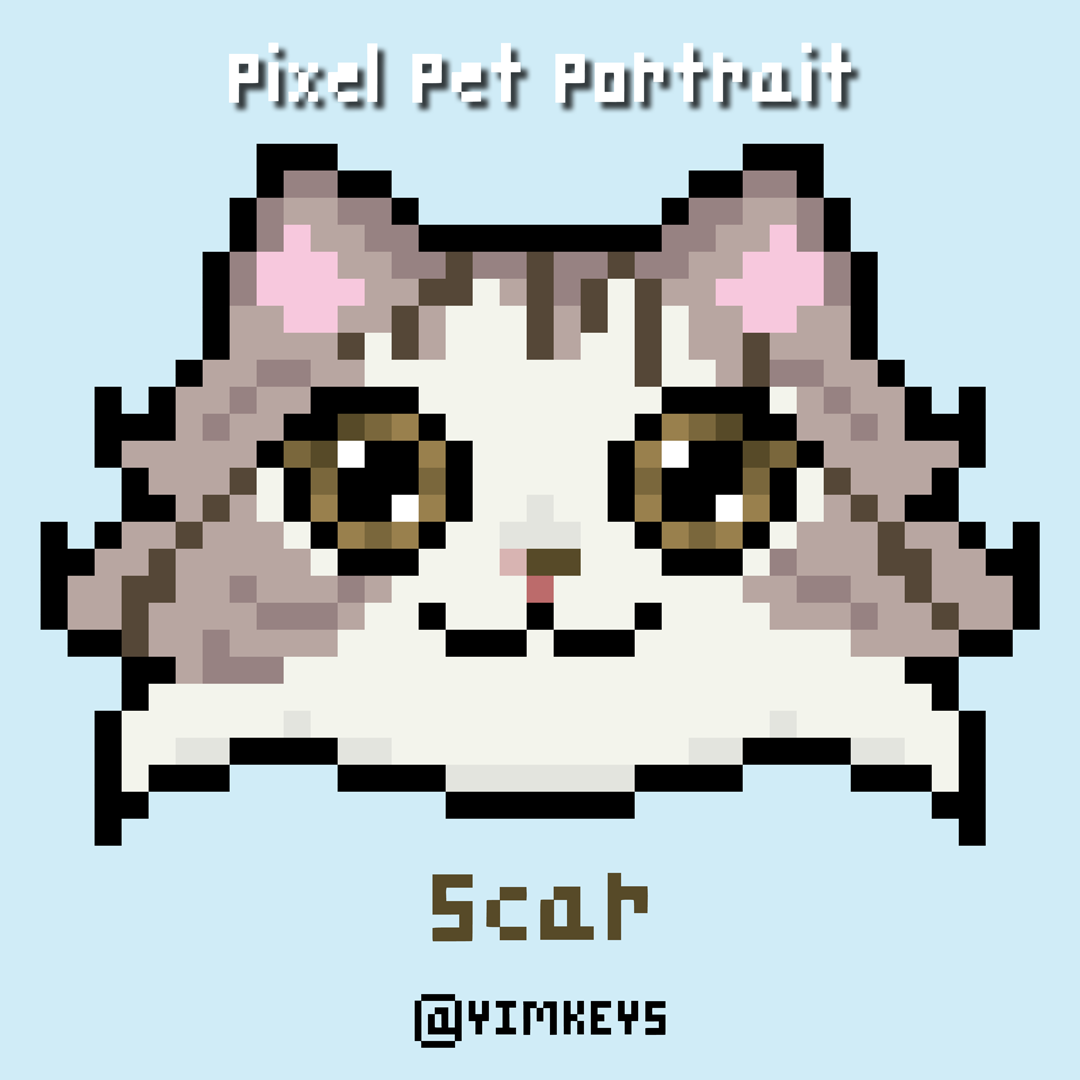 Digital Art - Pixel Pet Portrait