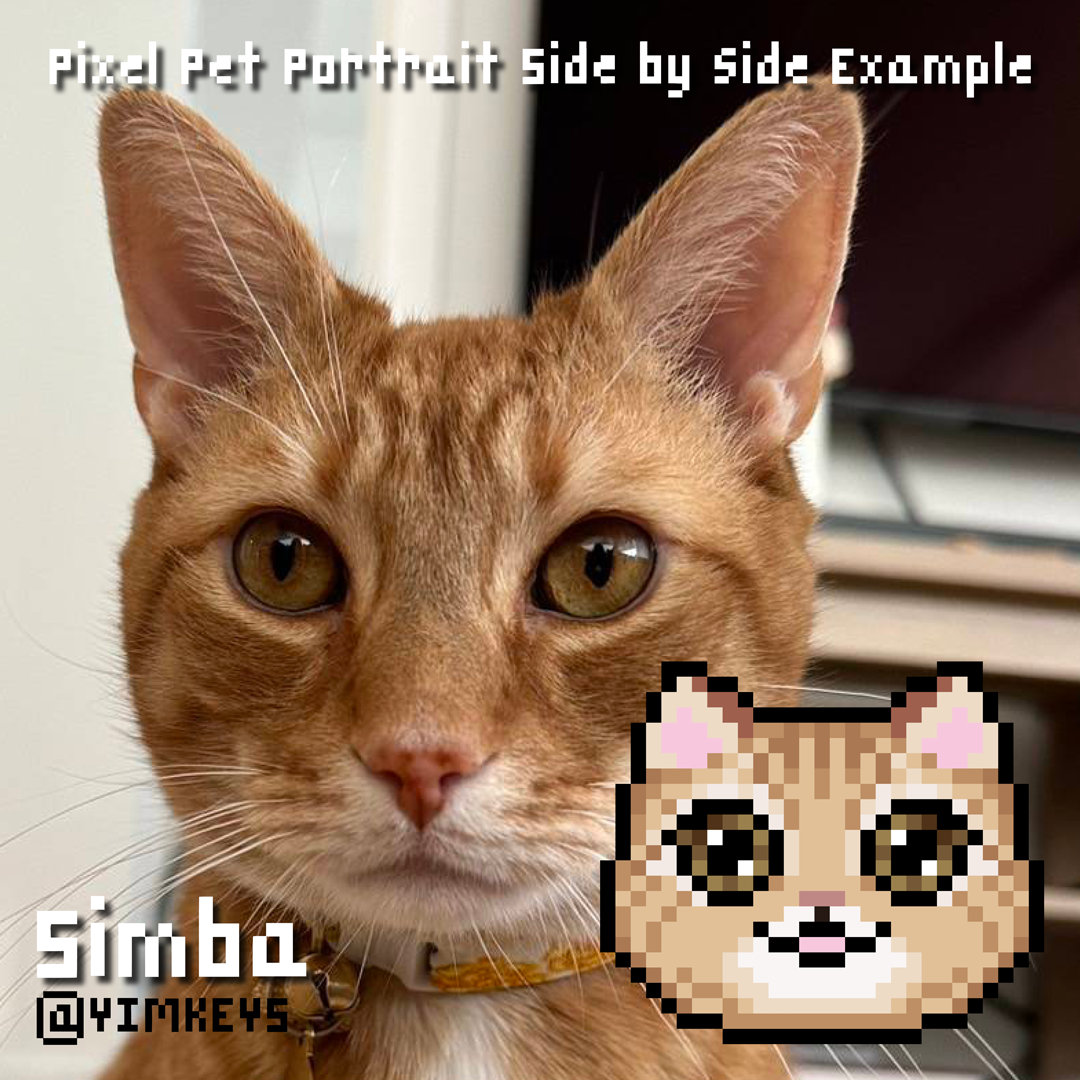 Digital Art - Pixel Pet Portrait