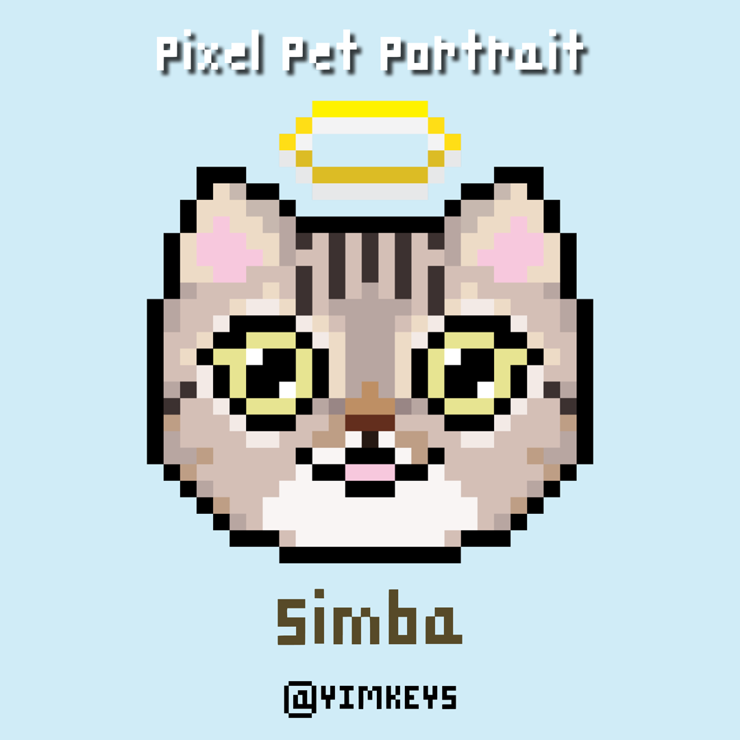 Digital Art - Pixel Pet Portrait
