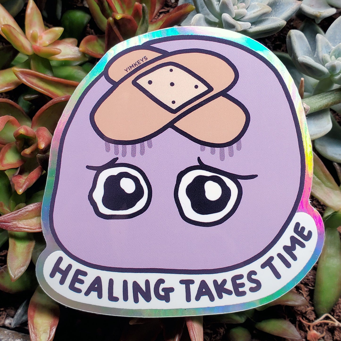 Sticker - Healing Takes Time (Holographic)