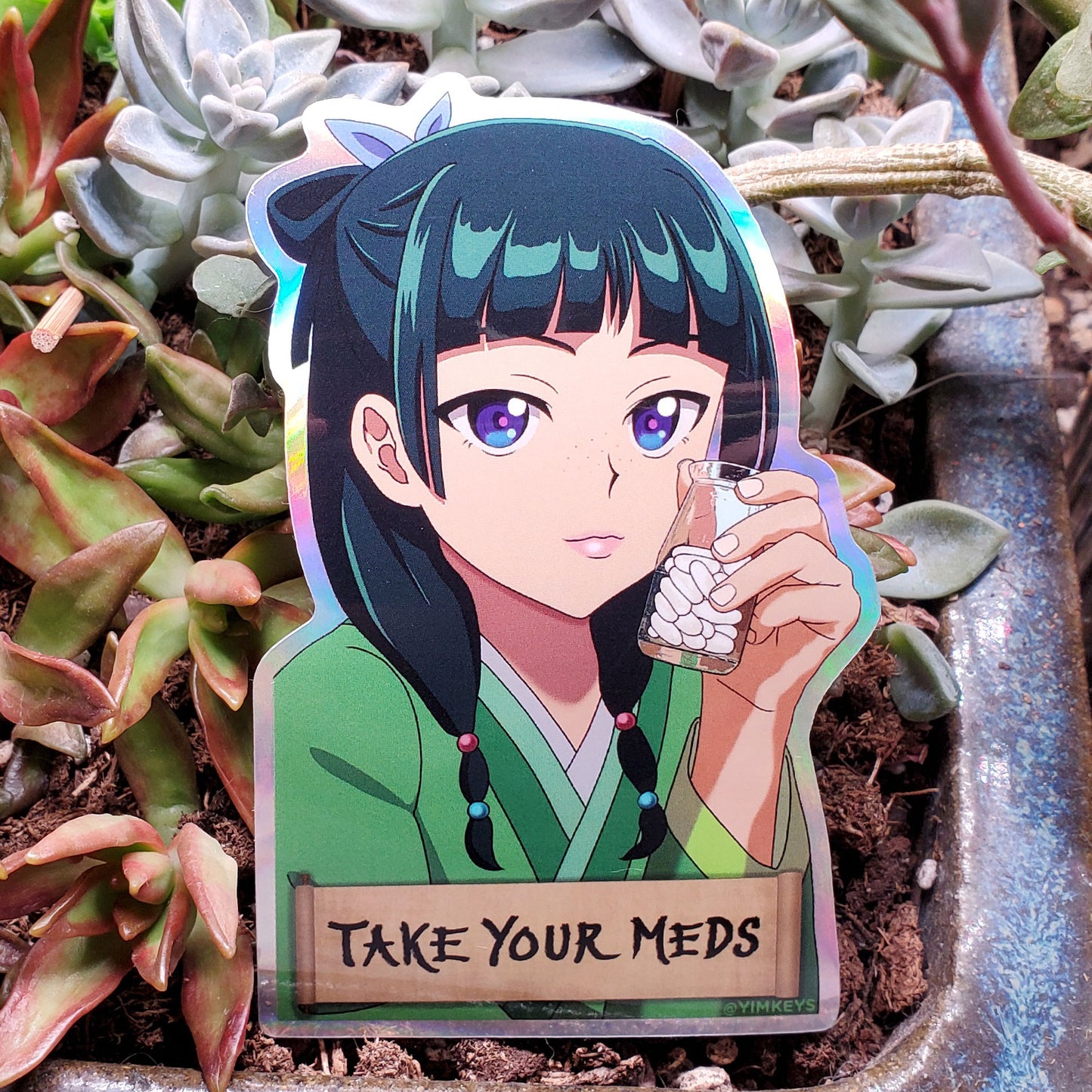 Sticker - Take Your Meds (Holographic)