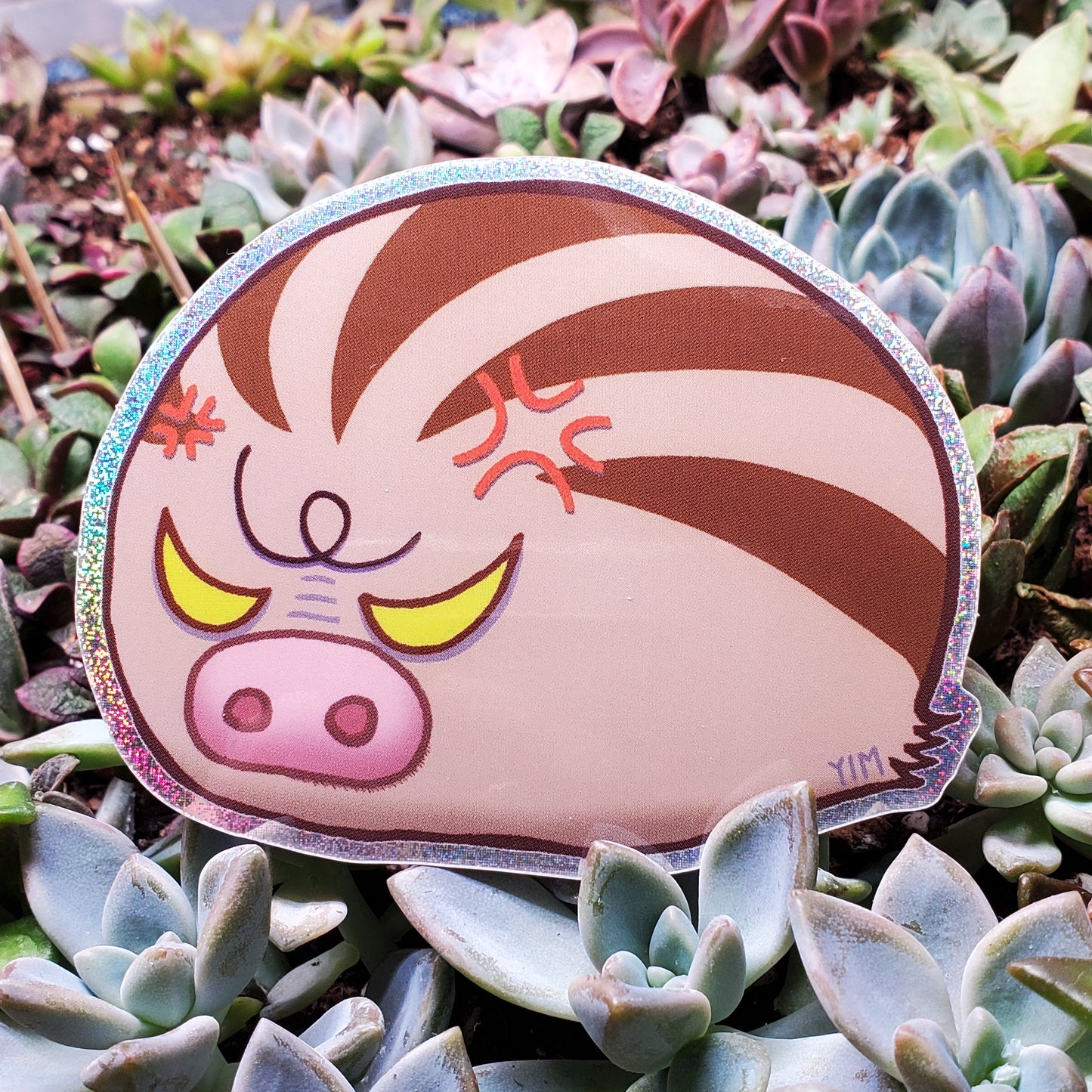 Sticker - PKMN Feral Hog (Holographic)