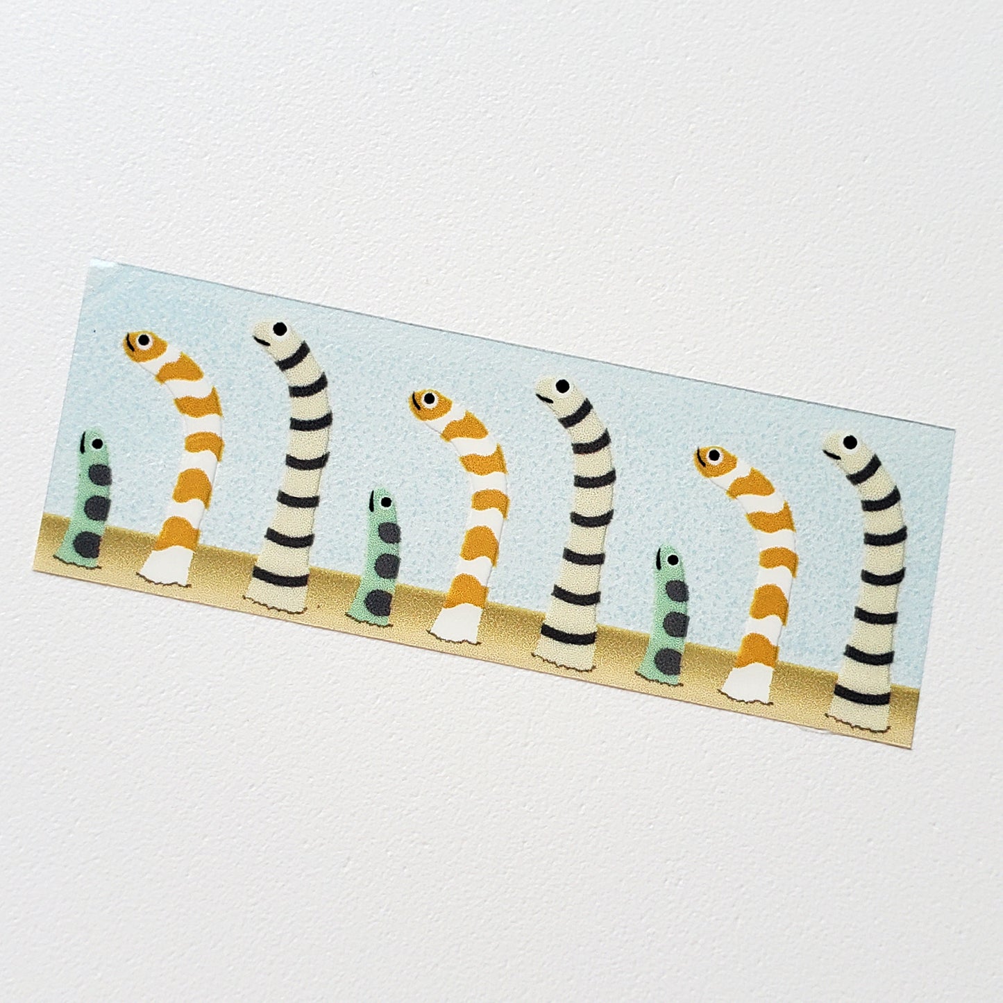Washi Tape (Clear PET type) - Garden Eels