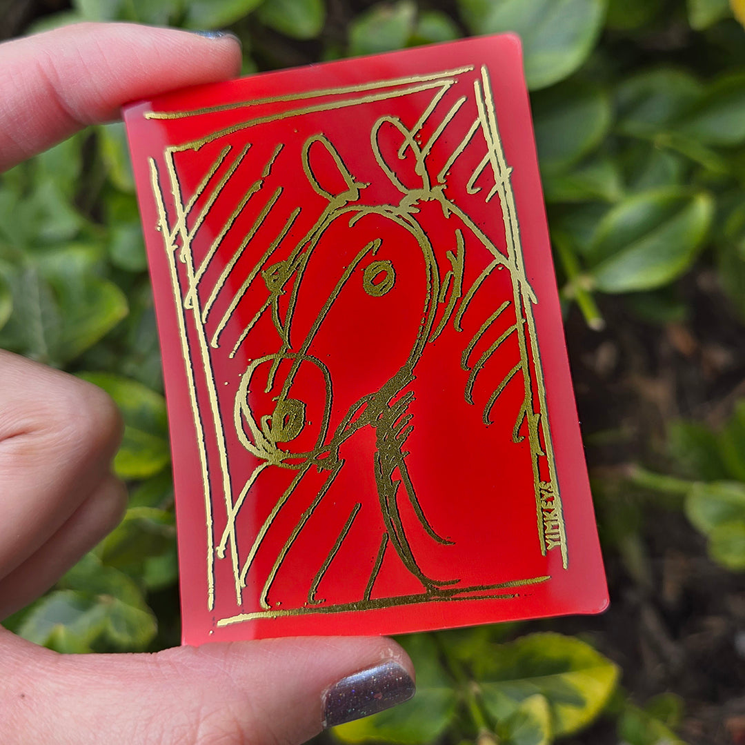Sticker - Lucky Horse (Gold Foil)