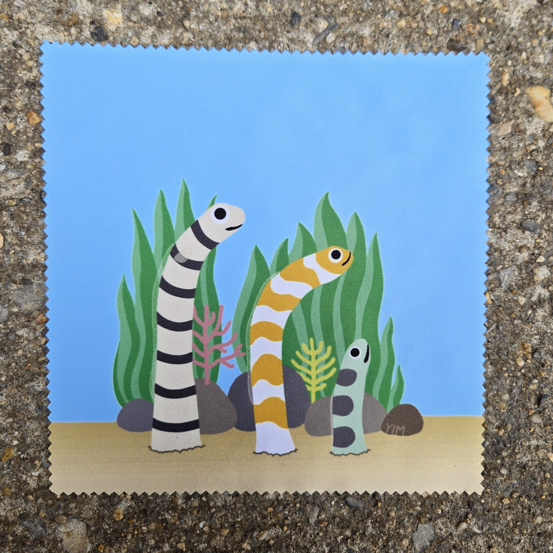 Glasses Cleaning Cloth - Garden Eels