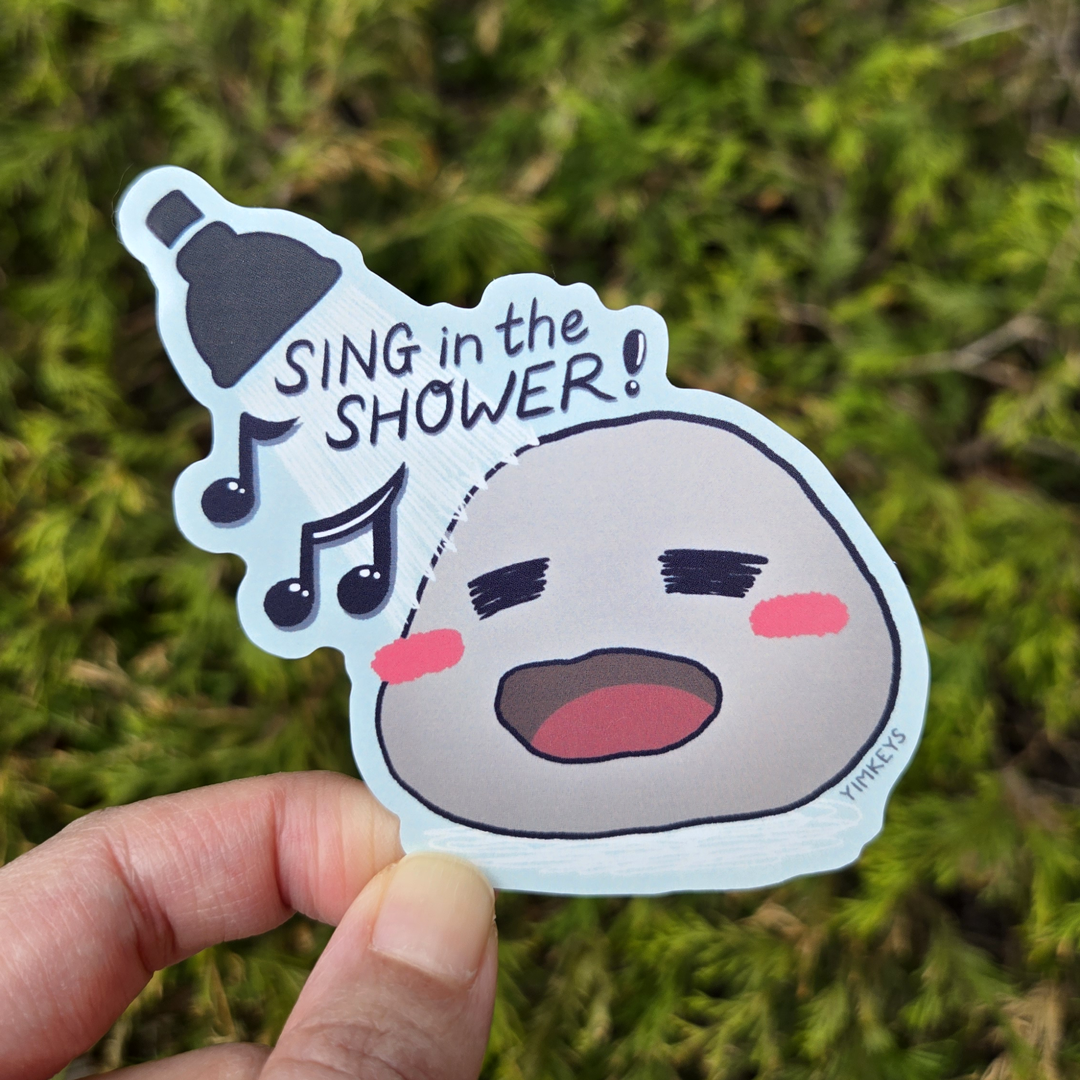 Sticker - PSA Sing in the shower
