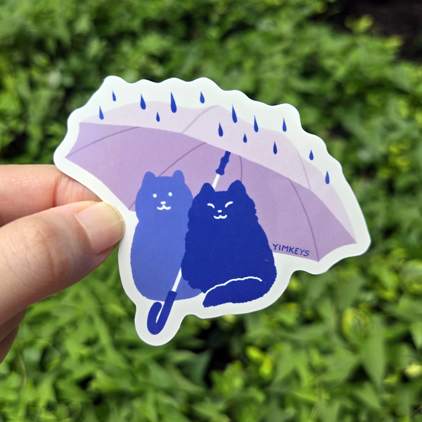 Sticker - Rainy Day Cats