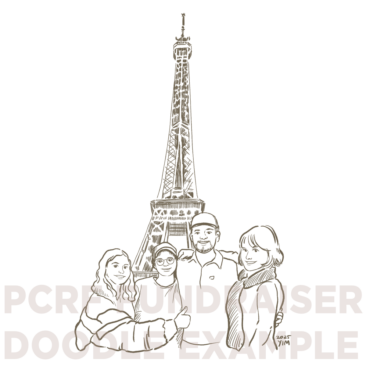 Digital Art - PCRF Fundraiser Doodle