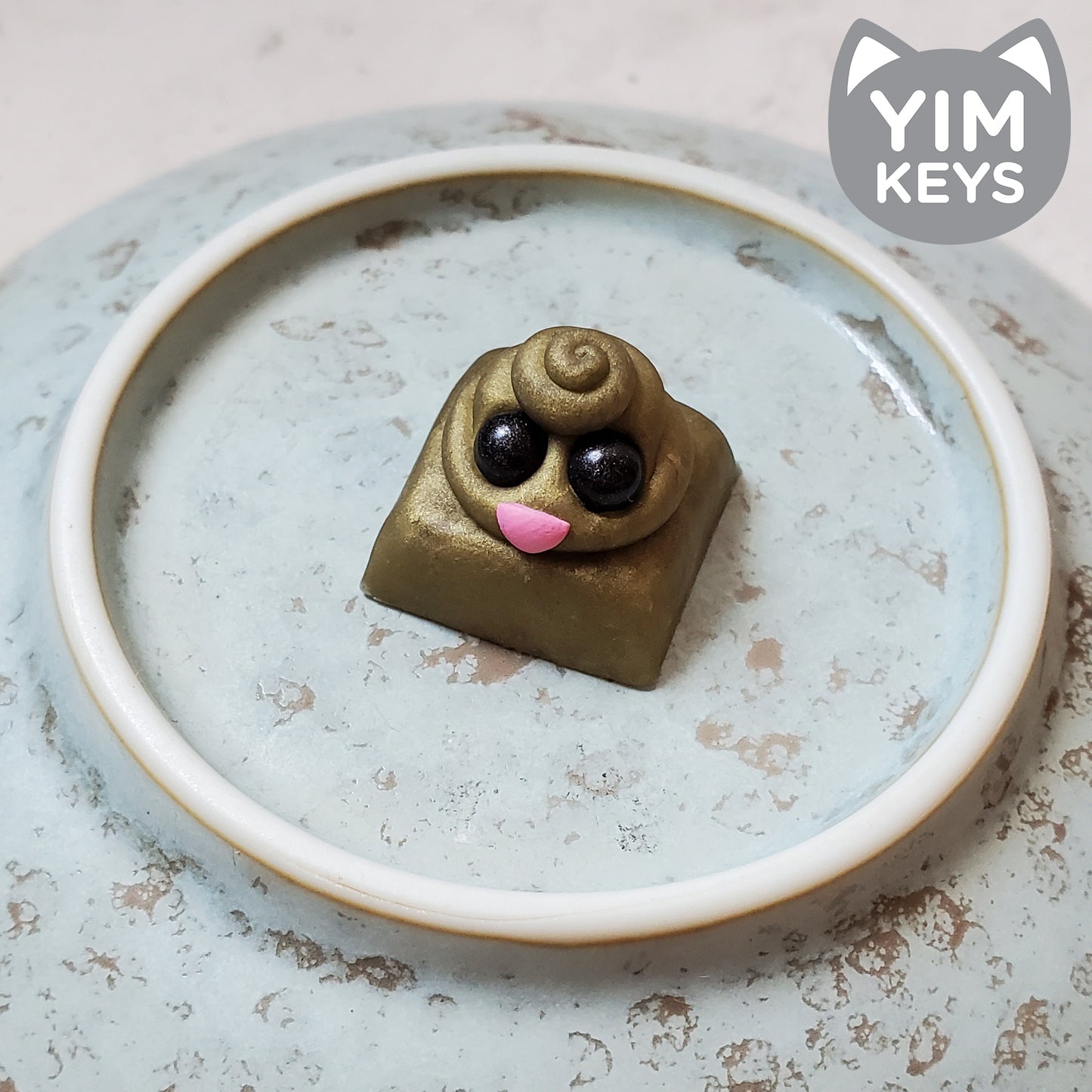 Handmade Keycap - Swirly