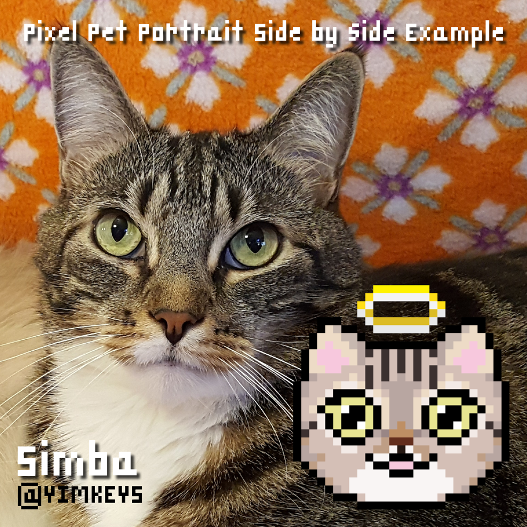 Digital Art - Pixel Pet Portrait