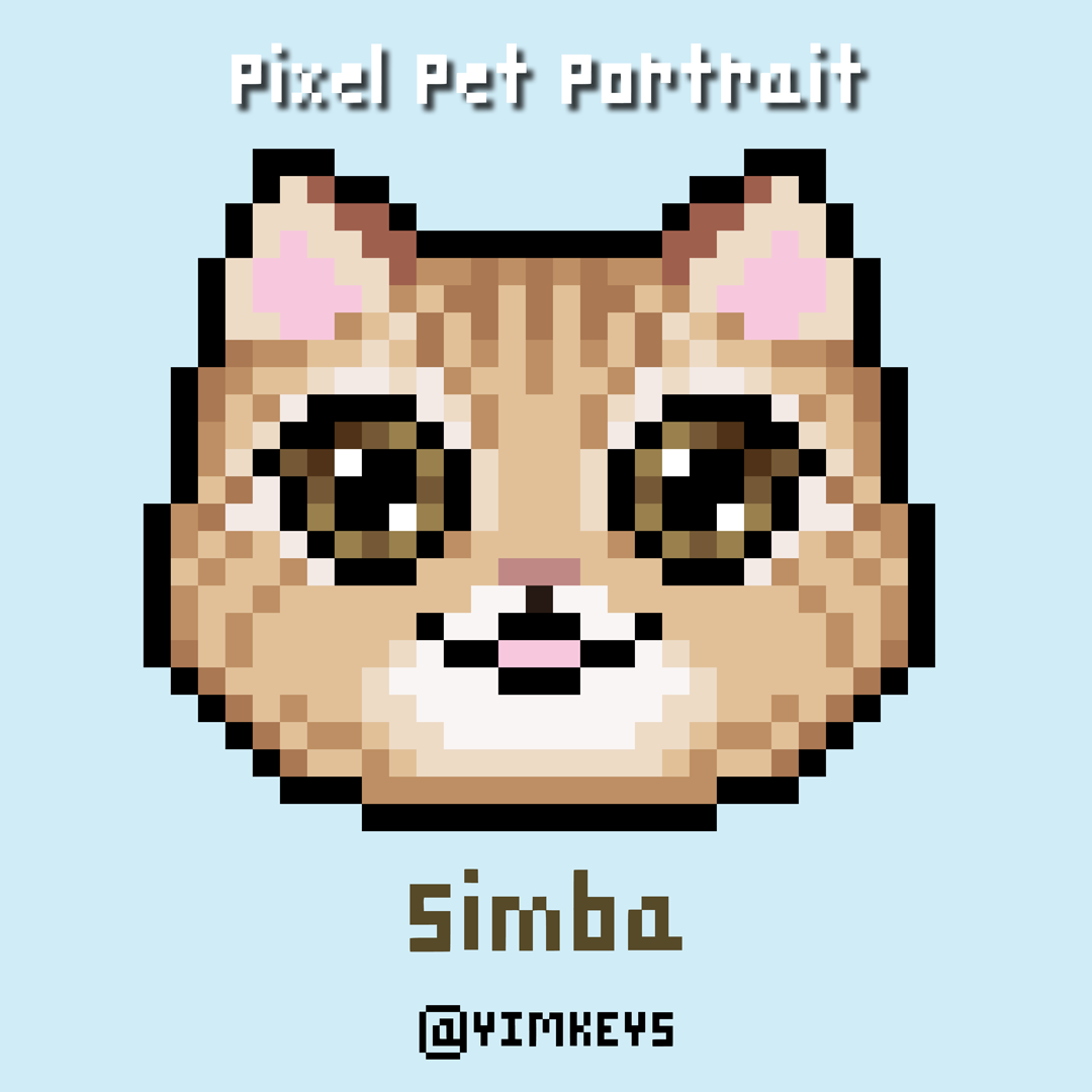 Digital Art - Pixel Pet Portrait