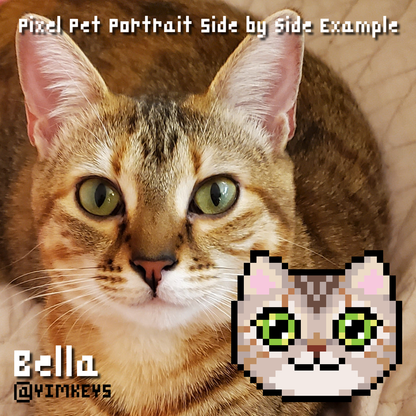 Digital Art - Pixel Pet Portrait
