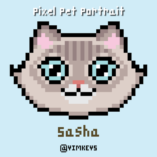Digital Art - Pixel Pet Portrait
