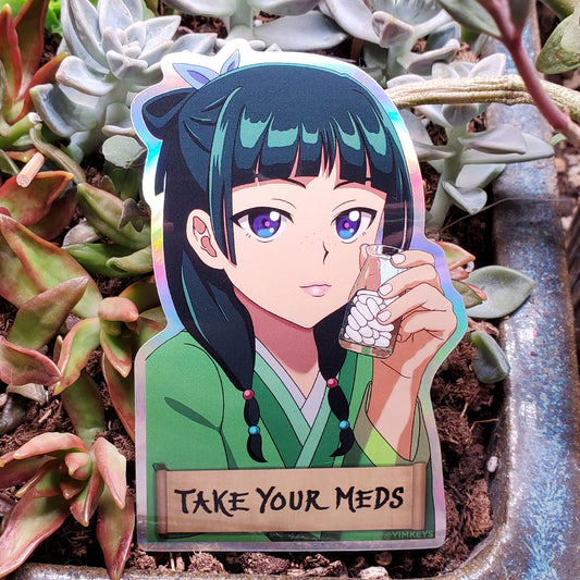 Sticker - Take Your Meds (Holographic)