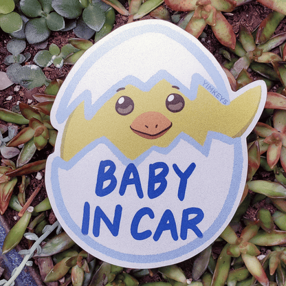 Car Magnet - Baby In Car
