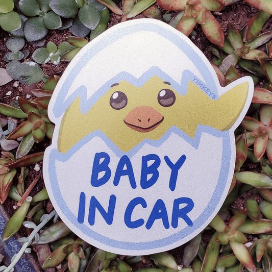 Car Magnet - Baby In Car