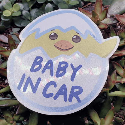 Car Magnet - Baby In Car