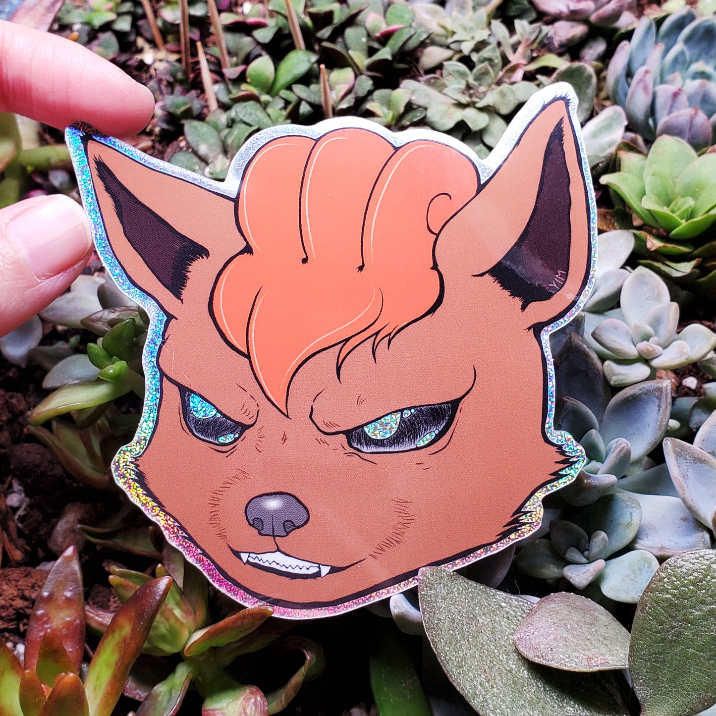 Sticker - Fiery Fox (Holographic)