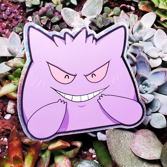 Sticker - Grinning Ghost (Holographic)