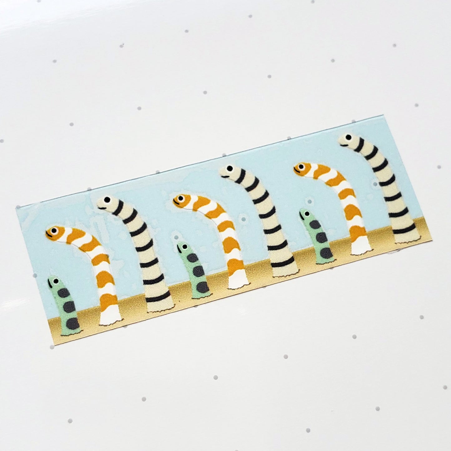 Washi Tape (Clear PET Type) - Garden Eels