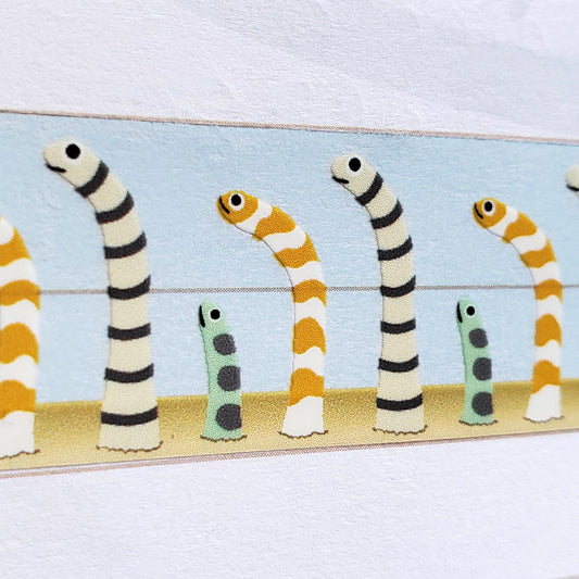 Washi Tape (Clear PET Type) - Garden Eels