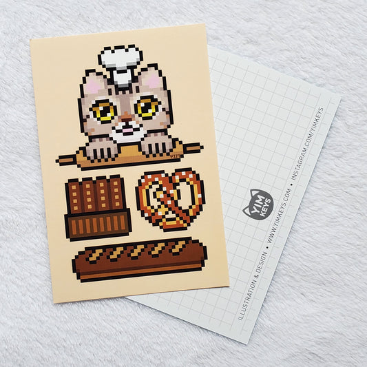 Postcard - Cat Baker Simba