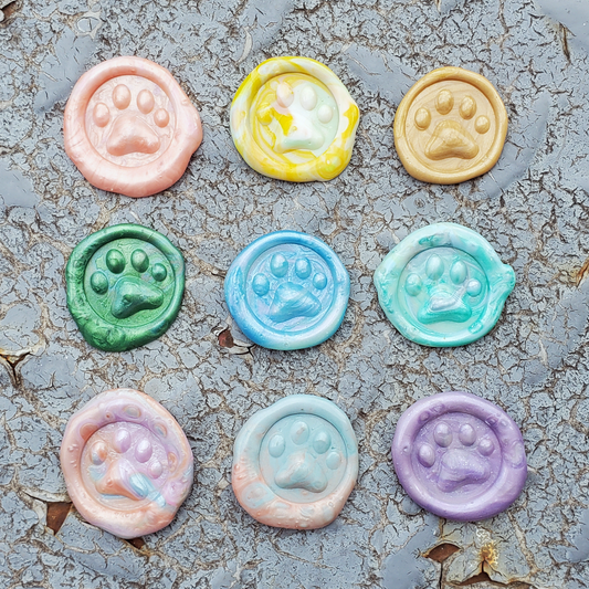 Wax Seal Decoration - Paw (Surprise Color)