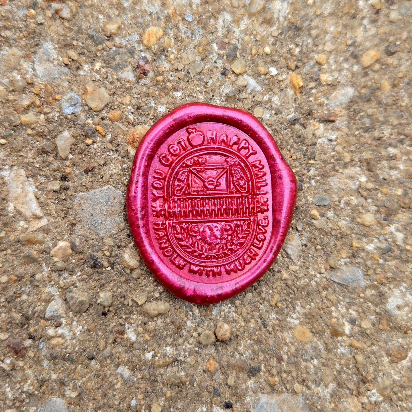 Wax Seal Decoration - Happy Mail (Surprise Color)