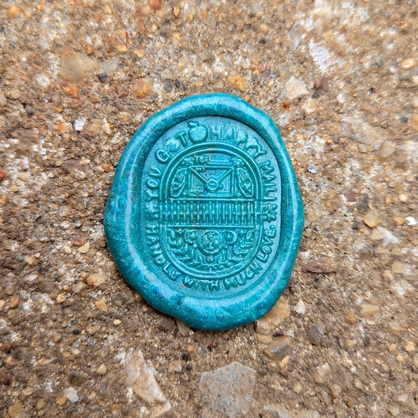 Wax Seal Decoration - Happy Mail (Surprise Color)
