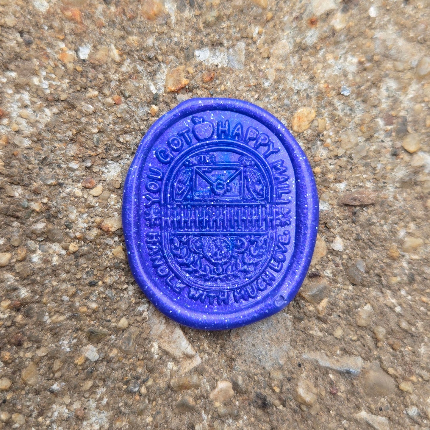 Wax Seal Decoration - Happy Mail (Surprise Color)