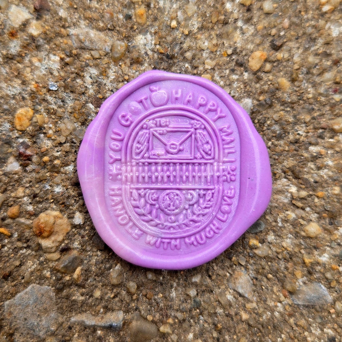 Wax Seal Decoration - Happy Mail (Surprise Color)