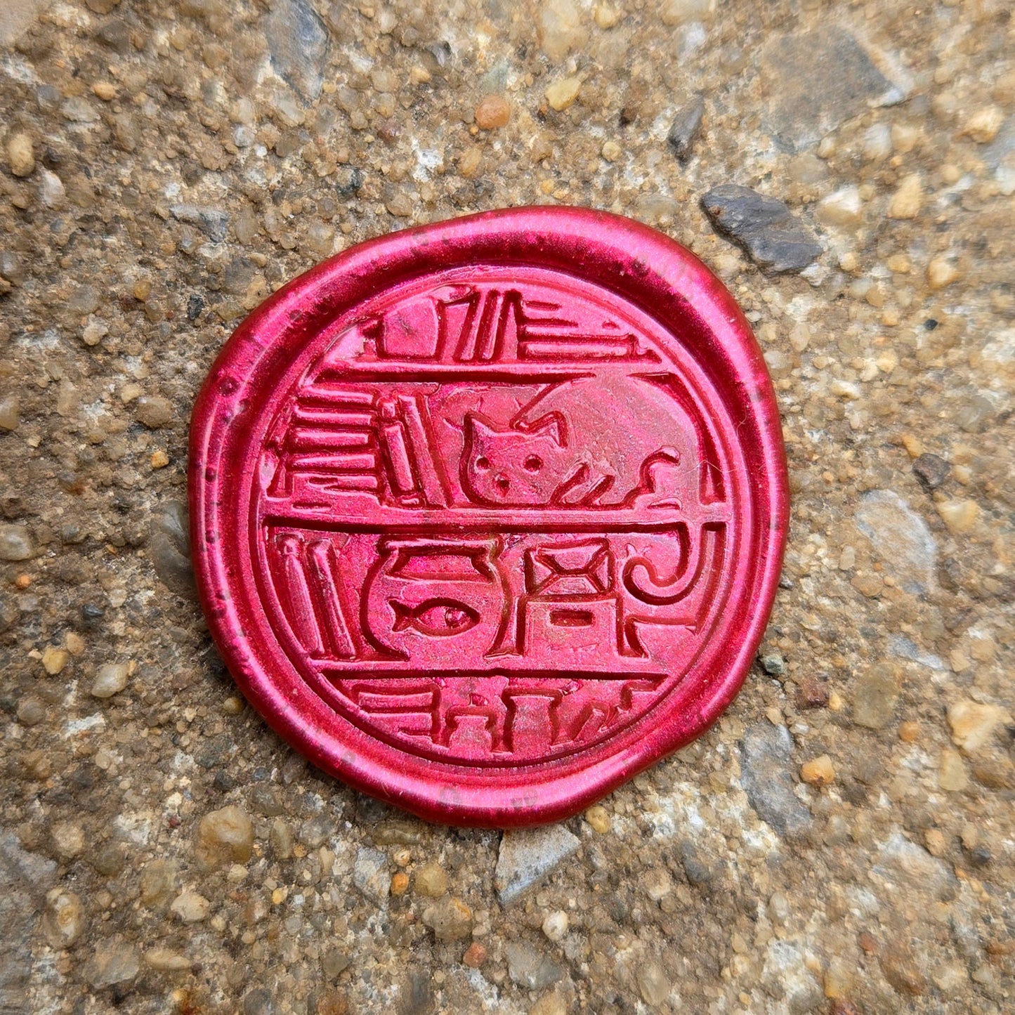Wax Seal Decoration - Cozy Bookshelf (Surprise Color)