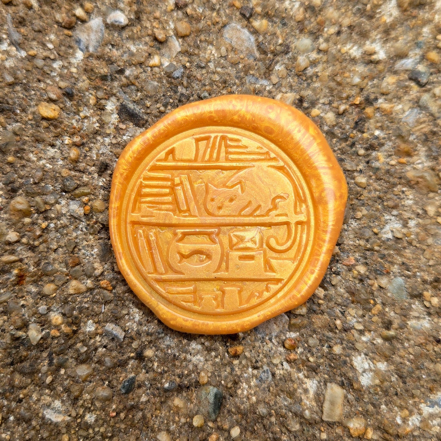 Wax Seal Decoration - Cozy Bookshelf (Surprise Color)