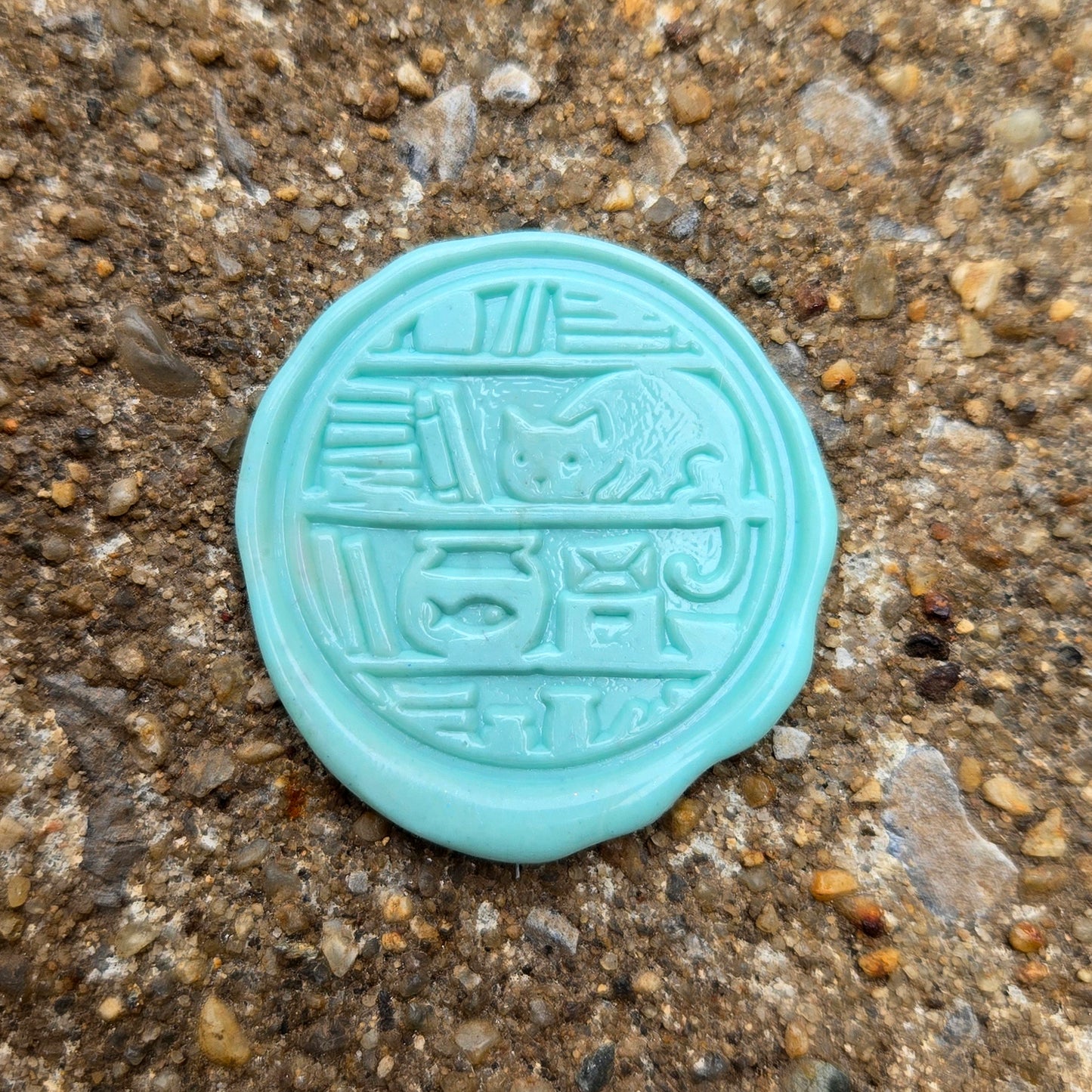 Wax Seal Decoration - Cozy Bookshelf (Surprise Color)