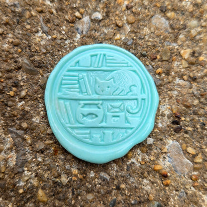 Wax Seal Decoration - Cozy Bookshelf (Surprise Color)