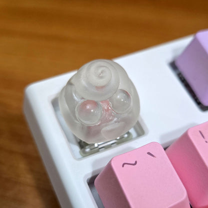 Handmade Keycap - Frosty Swirly