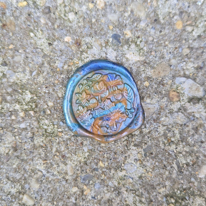Wax Seal Decoration - Autumn Leaves (Surprise Color)