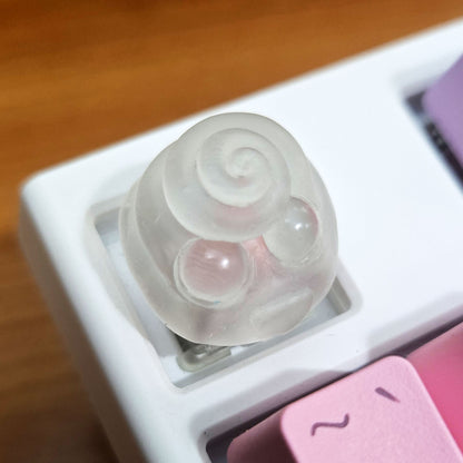 Handmade Keycap - Frosty Swirly