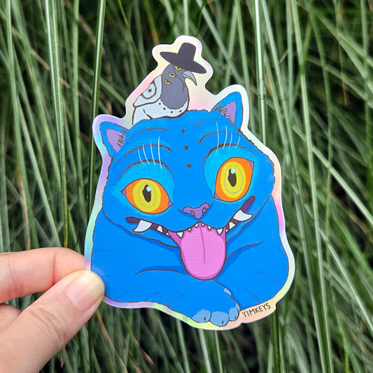 Sticker - KPDH Tiger and Magpie (Holographic)