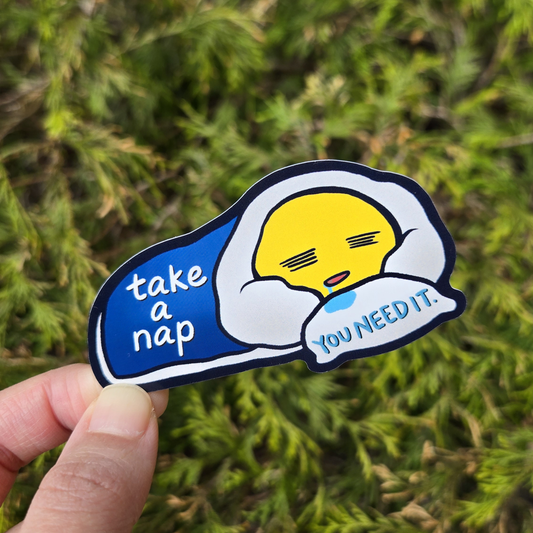 Sticker - PSA Take a nap