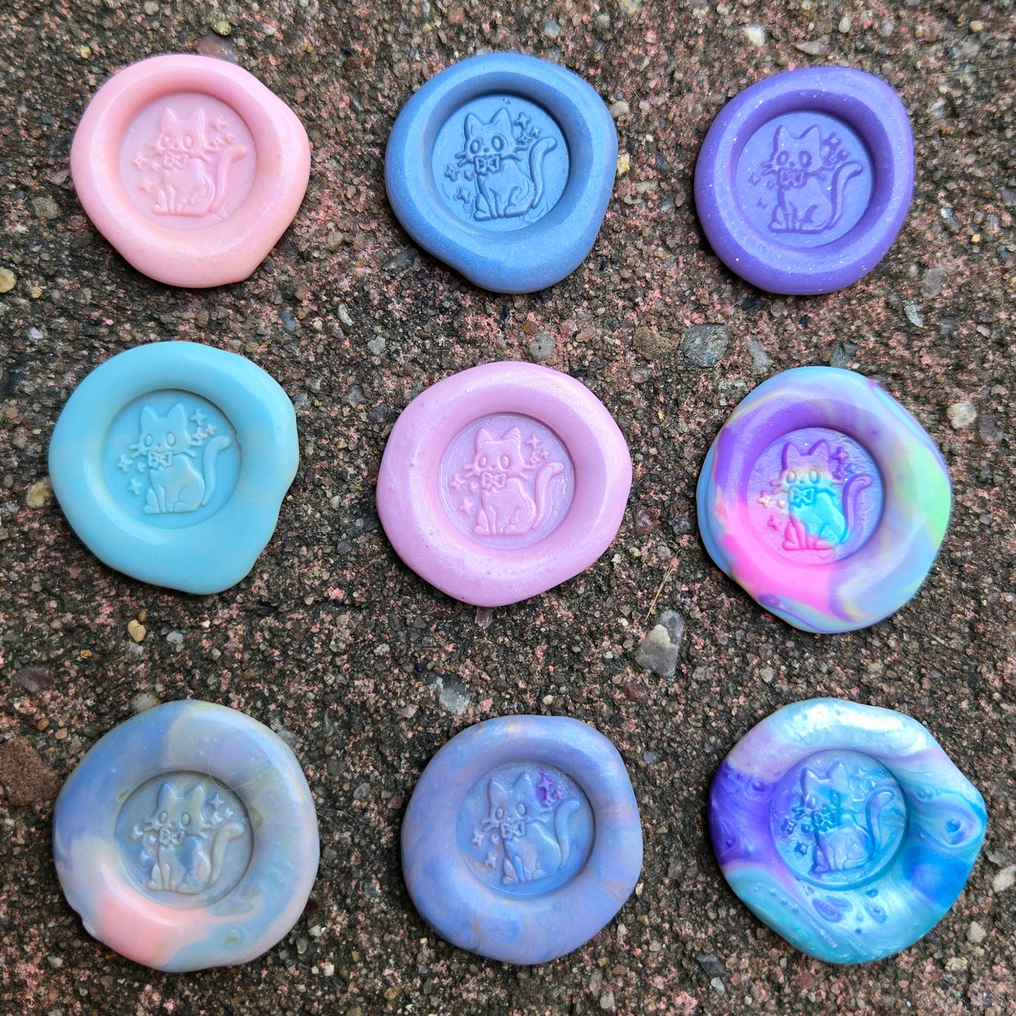 Wax Seal Decoration - Fancy Cat (Surprise Color)