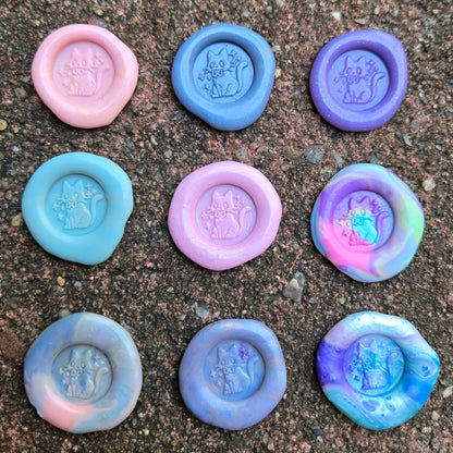 Wax Seal Decoration - Fancy Cat (Surprise Color)