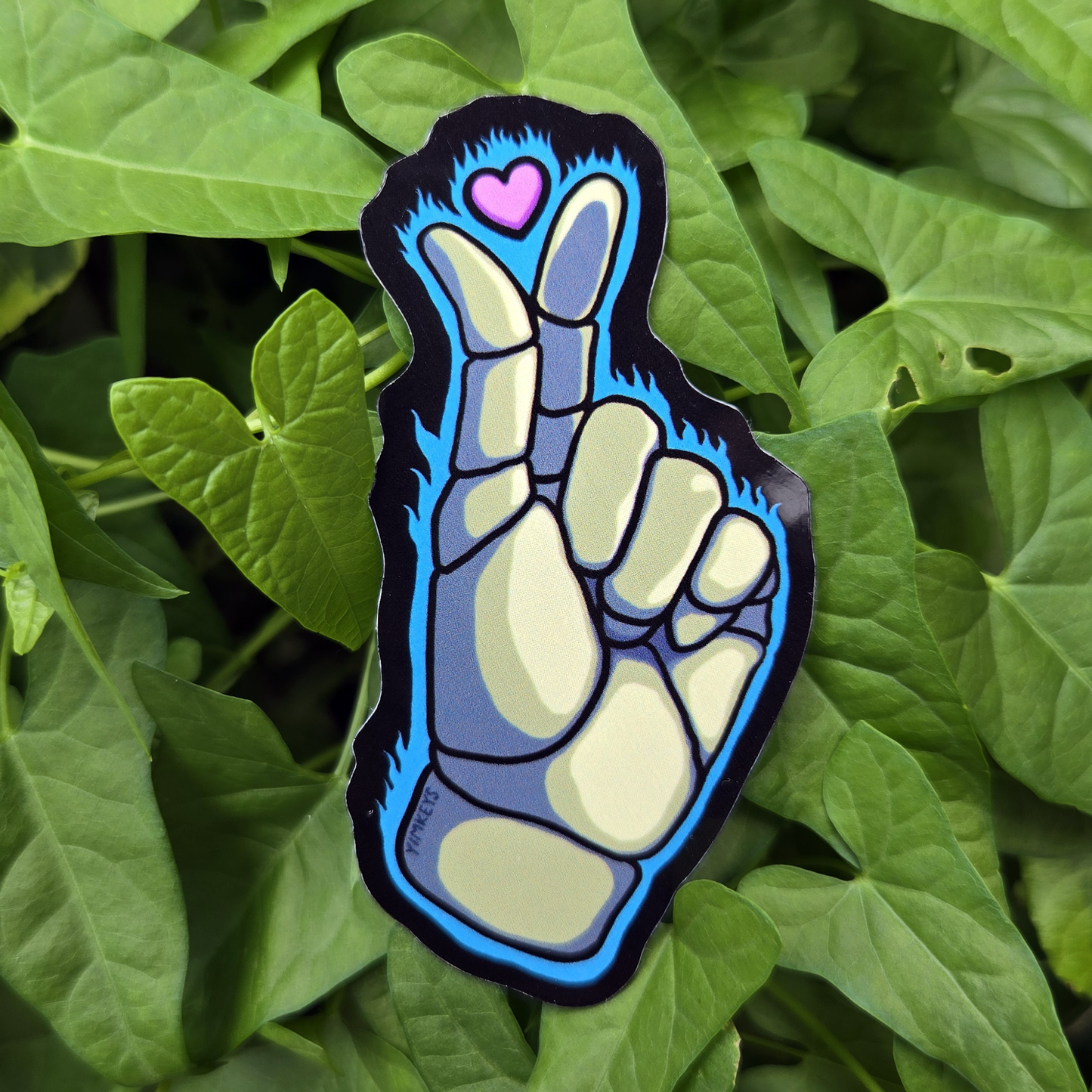 Sticker - Osty Finger Heart