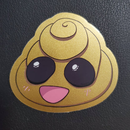 Sticker - Swirly (Gold Vinyl)